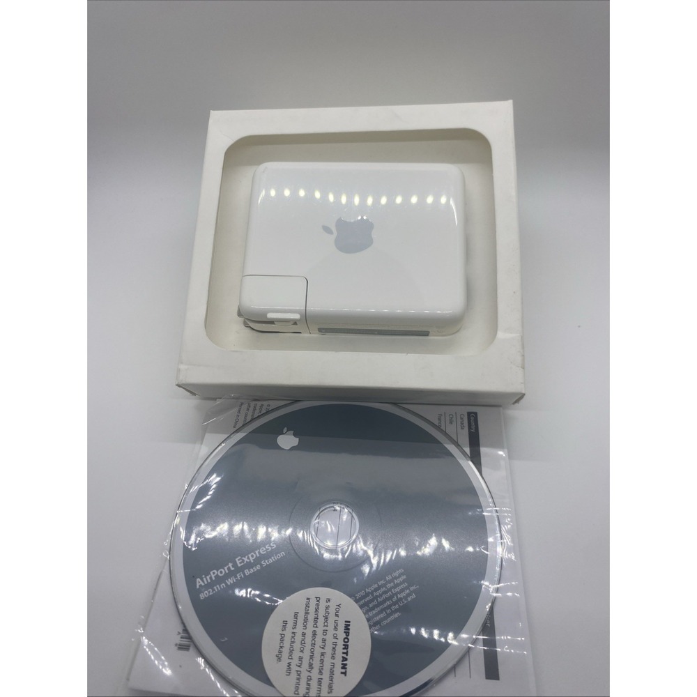 Apple AirPort Express A1264 Wi-Fi Base Station 802.11n Router 3.5mm USB Ethernet
